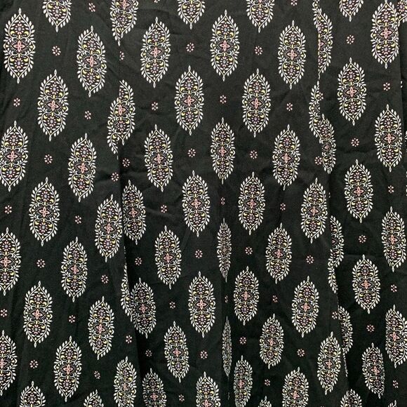 NWT Torrid Black Medallion Challis Trapeze Dress Size 00 - Picture 5 of 6